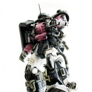被3D打印细节强化过的高机动扎古2……