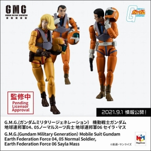 新品：MEGAHOUSE G.M.G.系列 地球联邦军04/05/06