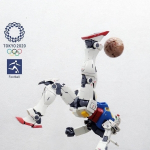 创意拍摄，高达参加奥运大概是这样子的……