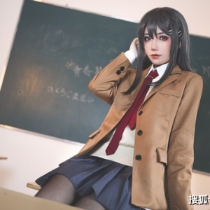 cos：兔女郎樱岛麻衣学姐cos正片@雪姬