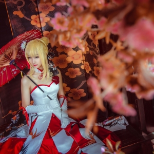 cos：仙鹤礼服太彰显saber的气质。