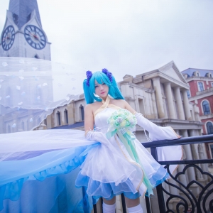 cos：初音未来花嫁。
