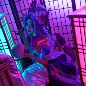 cos：英雄联盟灵魂莲华蛇女cos正片@Mitsuki_Chan