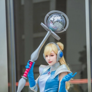 cos：英雄联盟拉克丝科幻复古风cos正片@嚎哭深渊王者枫