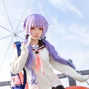 cos：碧蓝航线独角兽憧憬的约会日cos正片@楚楚子