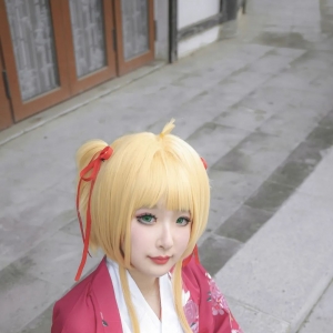 cos：百变小樱和服cos正片@小玉胖丁
