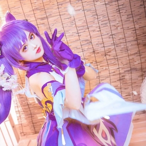 cos：原神​刻晴cos 正片@舟小沙