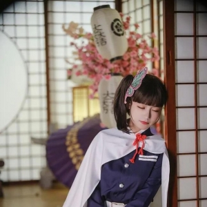 《鬼灭之刃》栗花落香奈乎cos，甜美可爱，一下子就被萌化了 ...