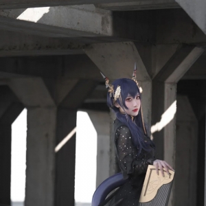 cos：明日方舟陈音律联觉cos正片@尤幽