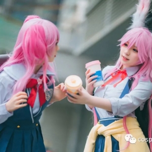 cos：崩坏学园2八重樱和八重凛cos正片
