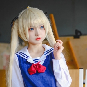 cos ：路人女主英梨梨cos正片@钉宫草莓 ,才不是金毛败犬呢！