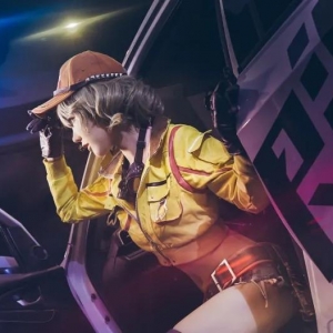 《最终幻想XV》希德妮cos，颜值吸睛，酷酷的修车妹太a了