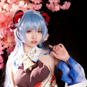 cos：二次元cos大赏原神甘雨@大大卷卷小卷