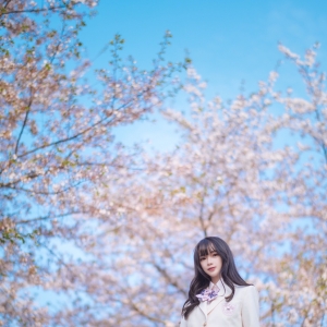 JK少女，明年也要一起赏樱花