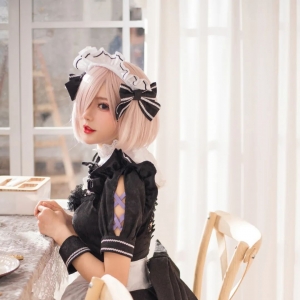 cos：玛修女仆cos正片@糊糊，要一起来喝下午茶吗？