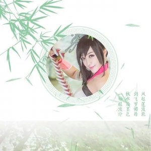 《秦时明月》红莲cos，眼神惊艳，腿长与气场一米八！