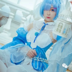 cos：雷姆冰晶礼服cos正片@神明