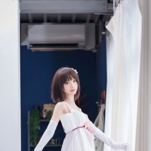 cos：二次元cos大赏女仆加藤惠cos正片@小鹿鹿