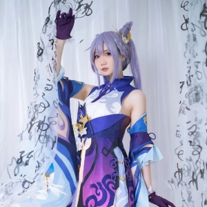 cos：二次元cos大赏原神刻晴@焖焖碳，我的身边，还会有你陪伴吗 ...