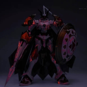 初试裂纹漆，爆裂红莲骑士兽