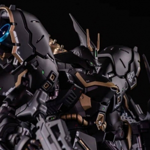 RG沙扎比细节改造，搭配帅气黑金涂装