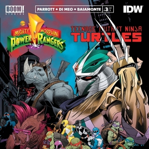 《忍者神龟》联动POWER RANGERS 大反派施莱德变身绿战士！