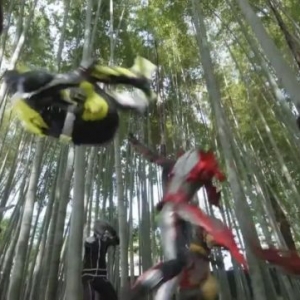 超级英雄战记：假面骑士01和Saber竹林会战，骑士瓦尔多手持狼牙棒杀来 ...