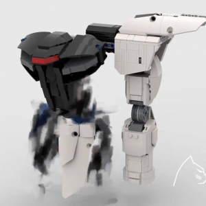 大制作！用5539片乐高组成1/40自由高达