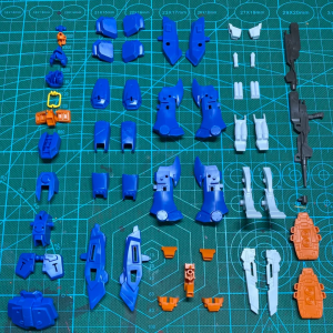 「欣赏」#村不收～HG GTO 水中型高达，有些水纹，甚憾