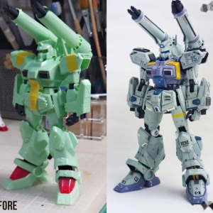 这波很强！1/100 G加农制作，看老套件的进化过程……