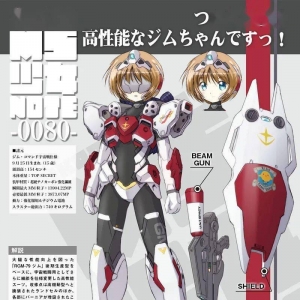 机设：MIKA AKITAKA&#39;S MS少女NOTE 第73回 RGM-79GS 吉姆指挥官（宇宙仕样）设计篇 ...
