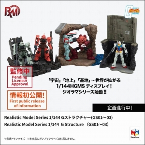新品：Realistic Model Series 1/144 G Structure(GS01~03)