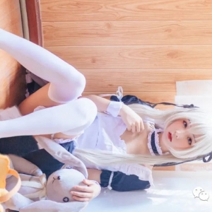cos：穹妹女仆cos正片@零夜
