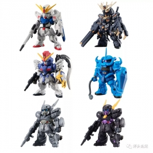 五小强终团圆~沙漠高达EW参战食玩FW GUNDAM CONVERGE #12