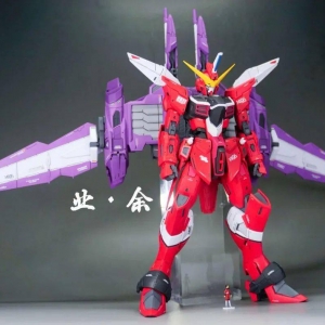 MG正义高达改色直做，精细修件涂装