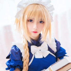 cos：贞德同人女仆cos正片@大肉丸
