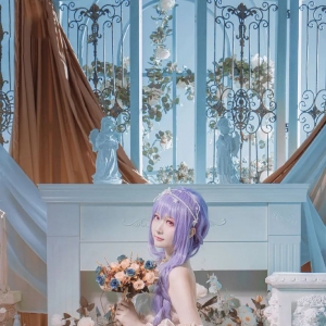 cos：少女前线ZB婚纱cos正片@艾瑞