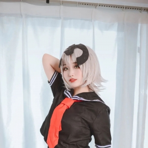 cos：黑贞德cos正片@玥颜颜