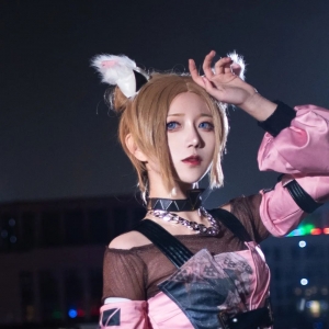 cos：王者荣耀无限星赏官阿离cos正片@物部弥生