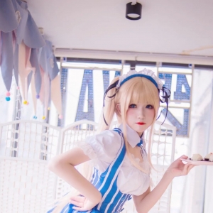 cos:路人女主英梨梨女仆cos正片@衣衣