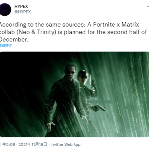 堡垒之夜与黑客帝国联动！基努里维斯第二次加入堡垒之夜