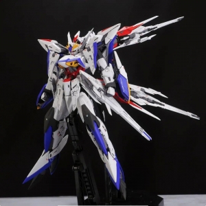 MG天蚀高达+专用机动强袭背包，干净涂装胜似官图