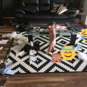 画面冲击！看网友晒熊孩子血压上来了：简直灾难