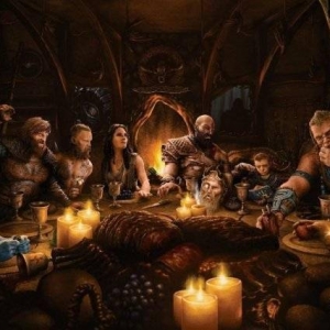 圣莫妮卡工作室发布《战神》角色群像贺图庆祝感恩节