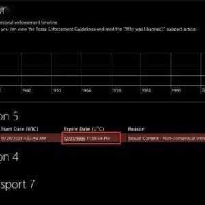 大惨事！玩家自制赛车贴纸被《极限竞速5》封禁8千年