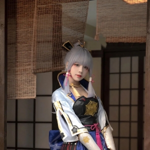 cos：原神神里绫华cos正片@希若