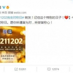 你发现了吗？20211202今天是完全对称日 正反读都一样