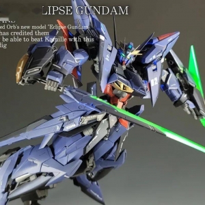 将MG天蚀高达改成提坦斯配色，貌似也不错……