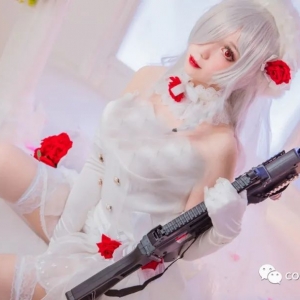 cos：少女前线婚纱cos正片@芦苇
