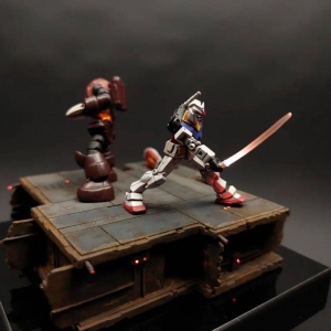 回忆杀，十一年后以超小比例再现场景，元祖VS魔蟹